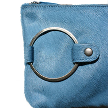 Load image into Gallery viewer, Ring Clutch - Blue Fur
