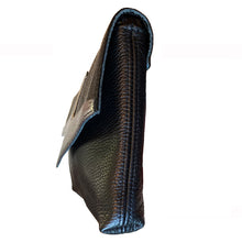 Load image into Gallery viewer, Lightning Bolt Bag - Black with Silver
