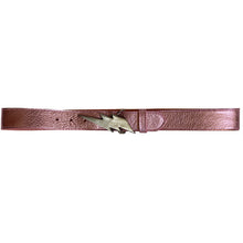 Load image into Gallery viewer, Lightning Bolt Belt - Pink Metallic

