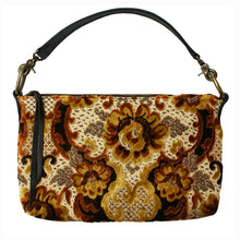 Load image into Gallery viewer, Slouchy Bag - Vintage Brown Plush Floral
