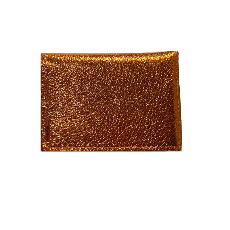 Folding Wallet - Burnt Orange Metallic