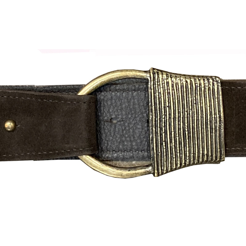 Cast Rope Belt - Chocolate Suede