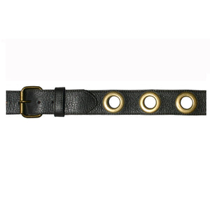 Grommet Belt - Chocolate
