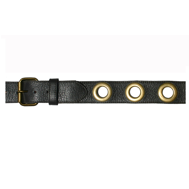 Grommet Belt - Chocolate