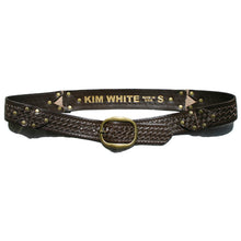Load image into Gallery viewer, Interlock Embossed Belt - Chocolate
