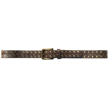 Load image into Gallery viewer, Skinny Studded Belt - Chocolate
