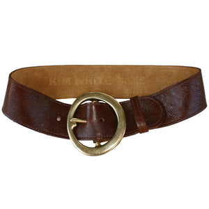 Chunky Waist Belt - Brown