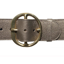 Load image into Gallery viewer, Chunky Waist Belt - Pewter Pebble Metallic
