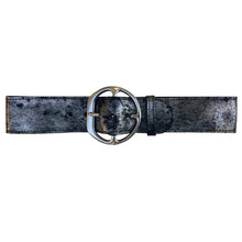 Load image into Gallery viewer, Chunky Waist Belt - Smoky Black Metallic
