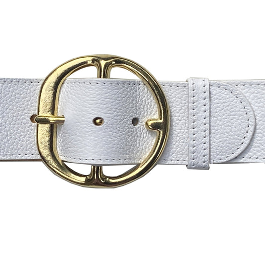 Chunky Waist Belt - White