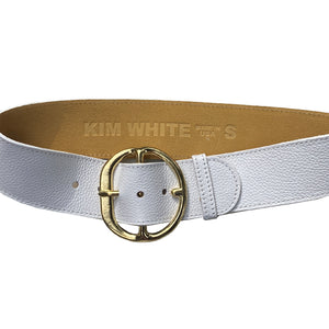 Chunky Waist Belt - White