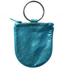 Load image into Gallery viewer, Mini Ring Wristlet - Electric Blue
