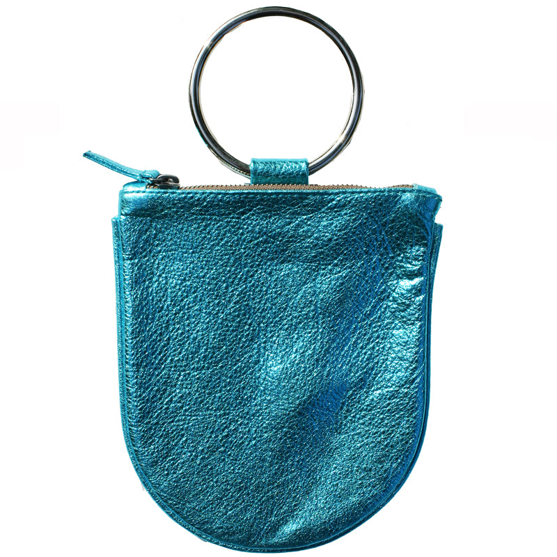 Mini Ring Wristlet - Electric Blue