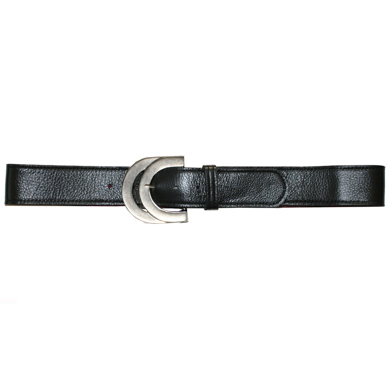 Double Half-Circle  - Black