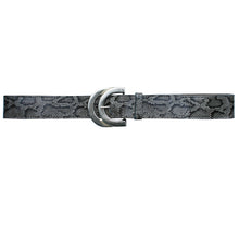 Load image into Gallery viewer, Double Half-Circle  - Grey Snake
