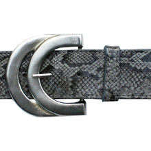 Load image into Gallery viewer, Double Half-Circle  - Grey Snake
