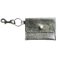 Load image into Gallery viewer, Coin Purse Key Chain - Antique Silver
