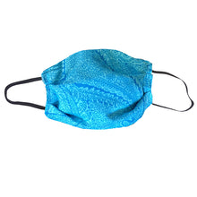Load image into Gallery viewer, KW Mask - Electric Blue Paisley
