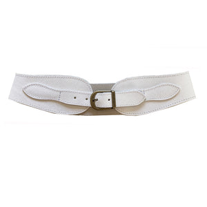 Equestrian Waist Belt - White