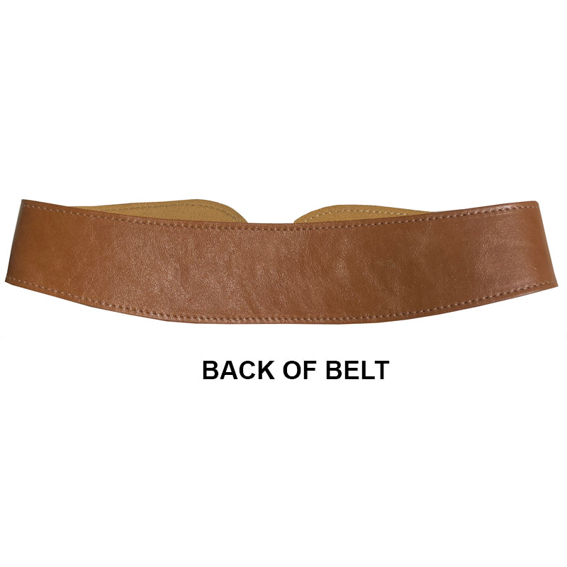 Equestrian Waist Belt - Light Saddle Brown