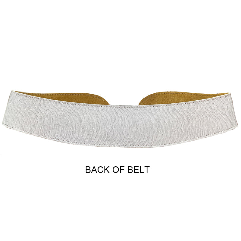 Equestrian Waist Belt - White