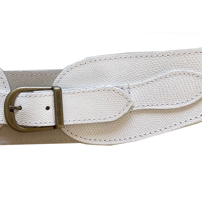 Equestrian Waist Belt - White