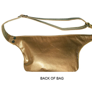 Butterscotch Suede & Leather Fanny Pack