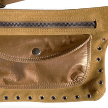 Load image into Gallery viewer, Butterscotch Suede &amp; Leather Fanny Pack
