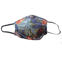 Load image into Gallery viewer, KW Mask - Romantic Floral on Blue
