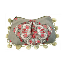 Load image into Gallery viewer, Folk Placement Pom Pom Bag
