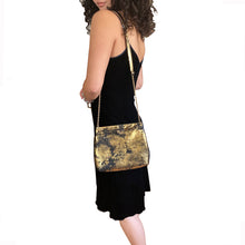 Load image into Gallery viewer, Frame Crossbody Bag - Smoky Gold Metallic
