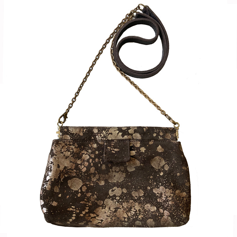 Small Frame Crossbody - Brown Mudsplash