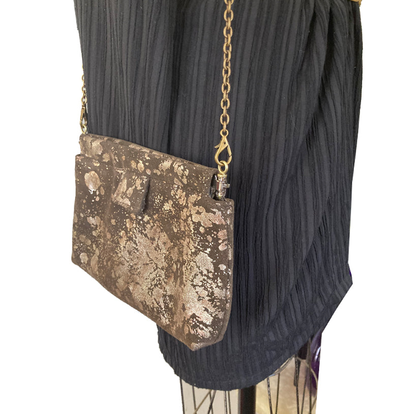 Small Frame Crossbody - Brown Mudsplash