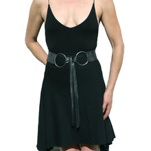 Load image into Gallery viewer, Fringe Belt - Black Metallic
