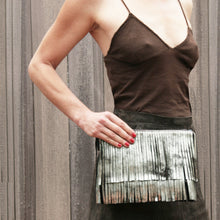 Load image into Gallery viewer, Fringe Bag - Dull Brown Metallic
