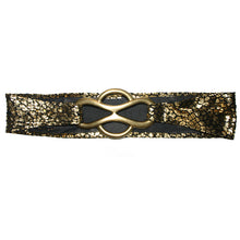 Load image into Gallery viewer, Infinity Waist Belt - Gold Baby Cheetah
