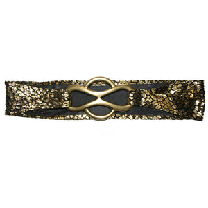 Infinity Waist Belt - Gold Baby Cheetah