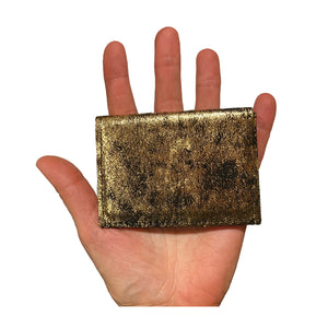Folding Wallet - Green Metallic