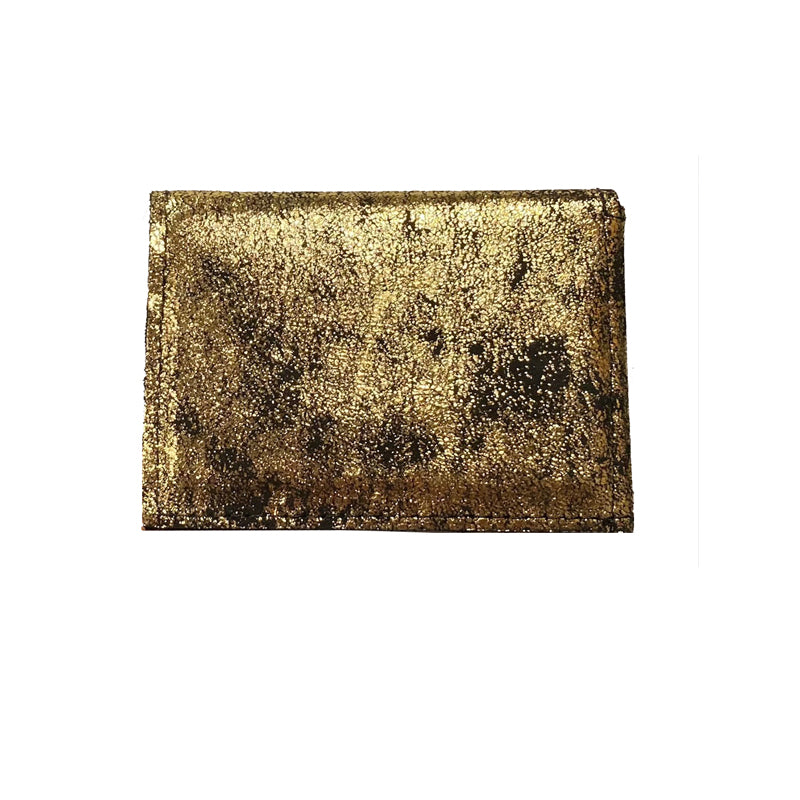 Folding Wallet - Smoky Gold Metallic