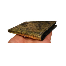 Load image into Gallery viewer, Folding Wallet - Smoky Gold Metallic

