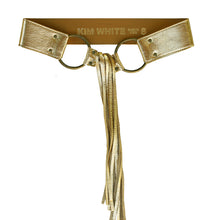 Load image into Gallery viewer, Fringe Belt -  Gold Metallic
