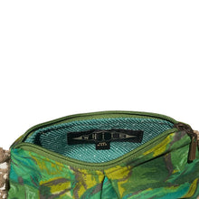 Load image into Gallery viewer, Vintage Avocado Floral Pom Pom Bag
