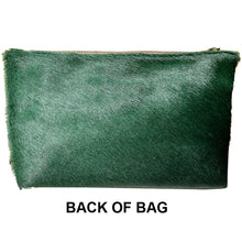 Load image into Gallery viewer, Ring Clutch - Emerald Green Fur
