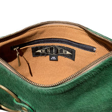 Load image into Gallery viewer, Ring Clutch - Emerald Green Fur
