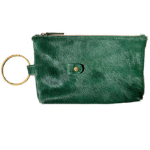 Load image into Gallery viewer, Ring Clutch - Emerald Green Fur

