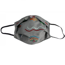 Load image into Gallery viewer, Artist Collab - Grey #17 Womans Mask
