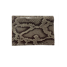 Load image into Gallery viewer, Folding Wallet - Grey Patent Snake
