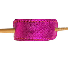 Load image into Gallery viewer, Hair Stick - Hot Pink Metallic
