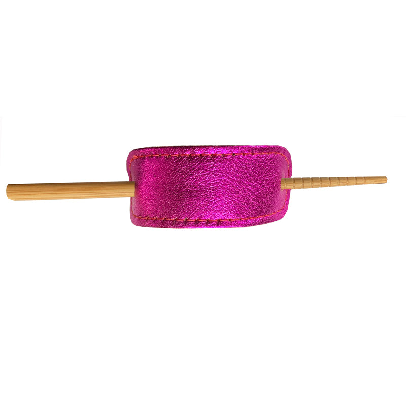 Hair Stick - Hot Pink Metallic