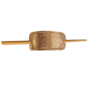 Hair Stick - Pale Pink Metallic